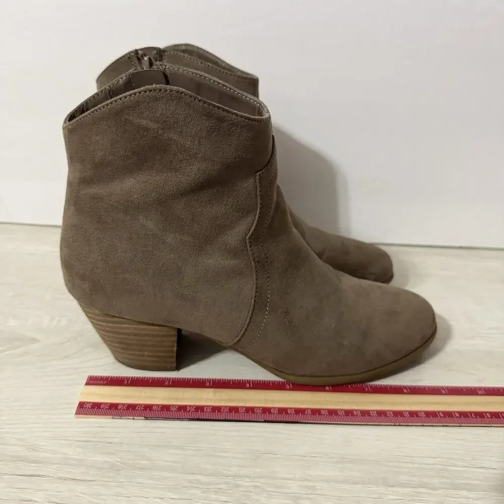 Carlos By Carlos Santana Harper Round Toe Ankle Cowboy Boots Size 8M